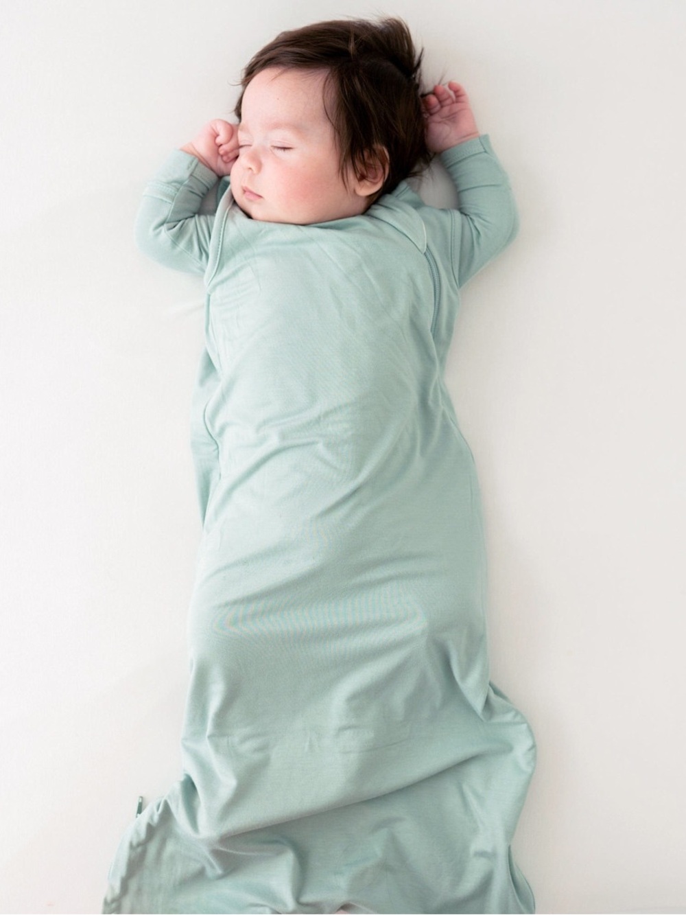 Kyte Baby Sleep Bag Sleep Sack 0.5 TOG Sage Green Bamboo Boy Girl Medium 6-18m